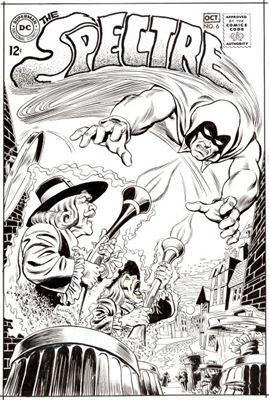 Jerry Grandenetti and Murphy Anderson Spectre #6 Cover Original Art by Jerry Grandenetti - Auction record, sale price, and art valuation. Compare with similar artists and explore comparable artworks.