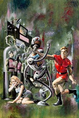 George Wilson Magnus, Robot Fighter #1 Cover Painting Original Art