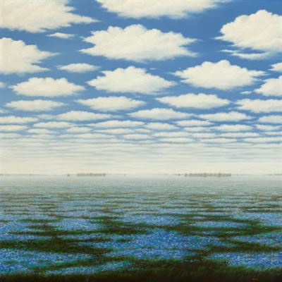 Clouds of Blue Flowers # 2