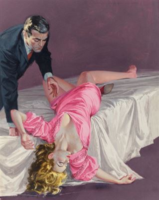 "Dead in Bed, paperback cover"