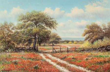 Indian Paintbrush by William Robert Thrasher - Auction record, sale price, and art valuation. Compare with similar artists and explore comparable artworks.
