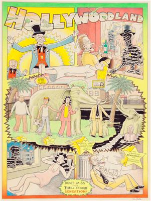 Kim Deitch Hollywoodland Large Illustration Original Art by Kim Deitch - Auction record, sale price, and art valuation. Compare with similar artists and explore comparable artworks.