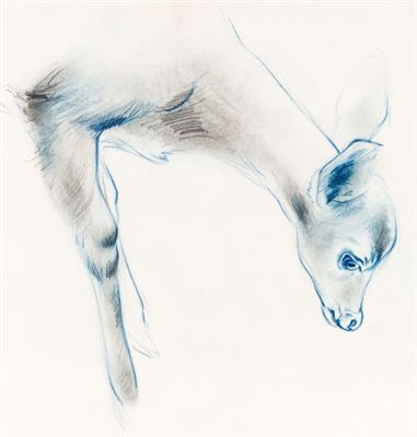 Retta Scott Bambi Concept Art Group of 3 (Walt Disney, 1942)