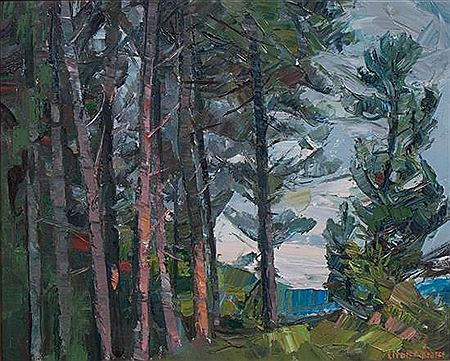 Dark Pines, Spring Green