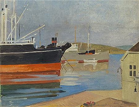 Harbor Scene, 1947