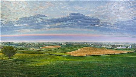 Landscape in Early Fall by James Butler - Auction record, sale price, and art valuation. Compare with similar artists and explore comparable artworks.