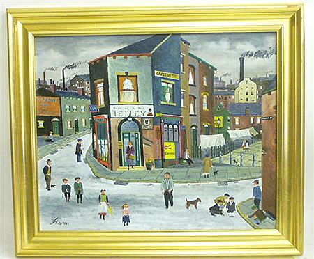 Street Scene with Figures