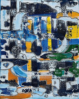 Impression in Blue