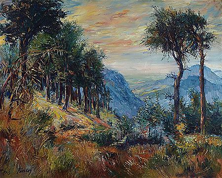 Landscape inthe Palatinate Forest