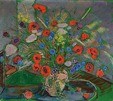 Still life with summerflowers by Hermann Sauter - Auction record, sale price, and art valuation. Compare with similar artists and explore comparable artworks.