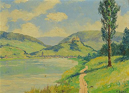 Bernkastel with Landshut Castle on the Mosel