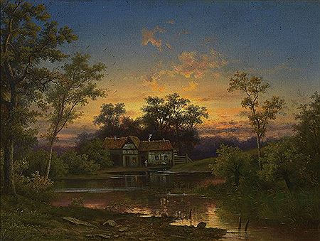 Evening at the lake