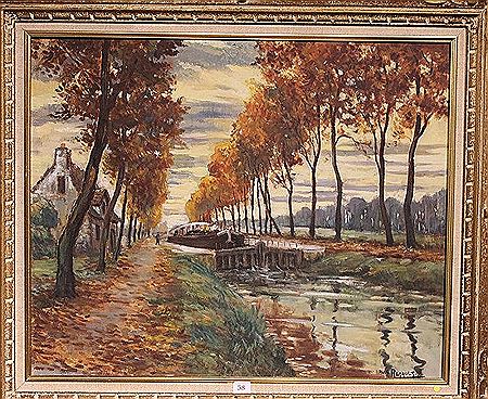 L'écluse by Abel Pierre Renault - Auction record, sale price, and art valuation. Compare with similar artists and explore comparable artworks.