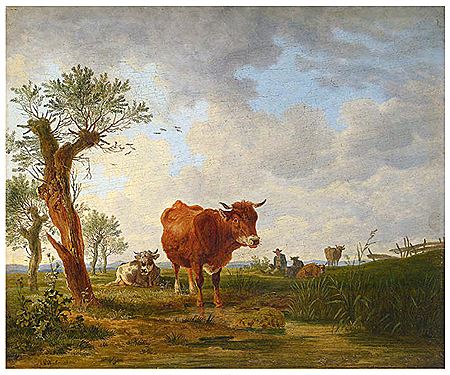 Kühe zwischen Weiden vor Alpenlandschaft by Max Josef Wagenbauer - Auction record, sale price, and art valuation. Compare with similar artists and explore comparable artworks.