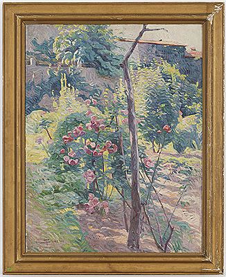Jardin fleuri by Albert Silvestre - Auction record, sale price, and art valuation. Compare with similar artists and explore comparable artworks.