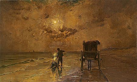 Près de Katwijk le soir