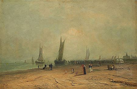 "Plage à Boulogne-sur-Mer".