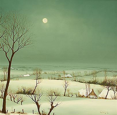 Paysage enneigé.