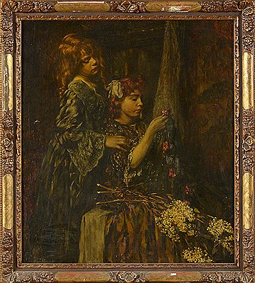 "Jeunes filles préparant un bouquet de fleurs" by Herman (Baron) Courtens - Auction record, sale price, and art valuation. Compare with similar artists and explore comparable artworks.