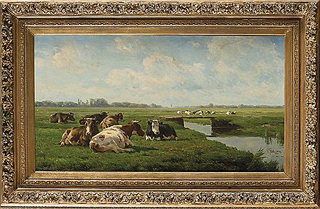 "Vaches au pré" by Pieter Stortenbeker - Auction record, sale price, and art valuation. Compare with similar artists and explore comparable artworks.