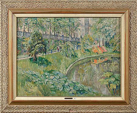 "Le parc du Jardin Botanique animé à Bruxelles" by Pierre Scoupreman - Auction record, sale price, and art valuation. Compare with similar artists and explore comparable artworks.
