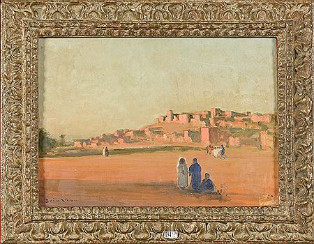 "Coucher du soleil à Tahanaout (Maroc)"