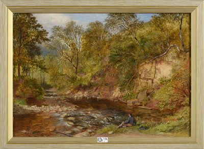 "Jeune homme au bord de la rivière"