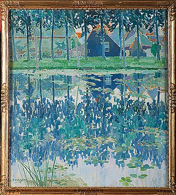 "Bord de canal en Flandre" by Maurice Guilbert - Auction record, sale price, and art valuation. Compare with similar artists and explore comparable artworks.