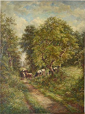 "Vachère et son troupeau sur un chemin encaissé" by Marie Collart - Auction record, sale price, and art valuation. Compare with similar artists and explore comparable artworks.