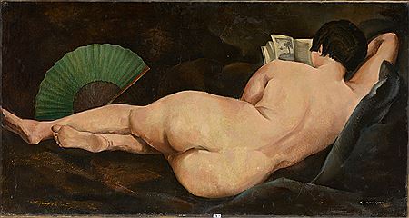 Femme nue allongée au livre et à l’éventail by Maurice Brocas - Auction record, sale price, and art valuation. Compare with similar artists and explore comparable artworks.