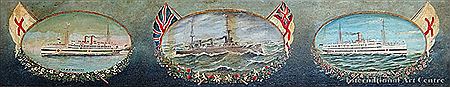 Maheno, H.M.S New Zealand & Marama