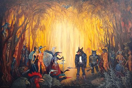 The Birds, the Bat and the Beasts, Aesop Fables by Sylvia Siddell - Auction record, sale price, and art valuation. Compare with similar artists and explore comparable artworks.