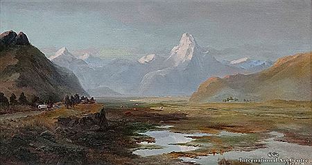 Mt Cook by James Peele - Auction record, sale price, and art valuation. Compare with similar artists and explore comparable artworks.
