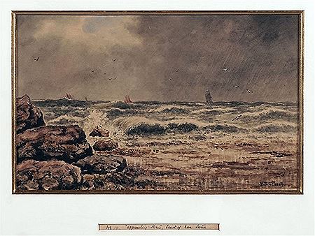 "Approaching storm, coast of Nova Scotia"