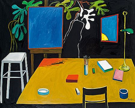 Desk in studio