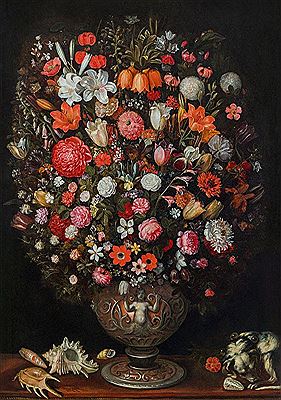 Still life with flowers in a sculpted vase by Jan (The Younger) Brueghel - Auction record, sale price, and art valuation. Compare with similar artists and explore comparable artworks.