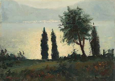 Sample artwork by Edoardo Gordigiani (1866 - 1961), known for impressionist portrait, still life and landscape painting - View similar artists and auction records