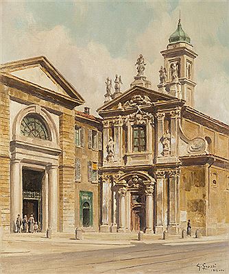 Sample artwork by Giannino Grossi (1889 - 1969), known for painting - View similar artists and auction records