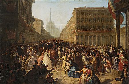 "Vittorio Emanuele II e Napoeone III sul C.so Vittorio Emanuele" 1861 by Vincenzo Giacomelli - Auction record, sale price, and art valuation. Compare with similar artists and explore comparable artworks.
