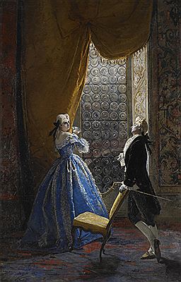 "Colloquio del galantino con donna Clelia" 1867