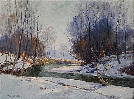 Eastern Indiana Winter River