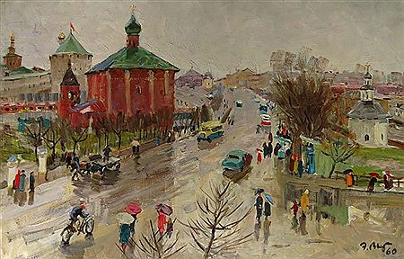 "Winter in Zagorsk" by Edvard Yakovlevich Virgikovsky - Auction record, sale price, and art valuation. Compare with similar artists and explore comparable artworks.
