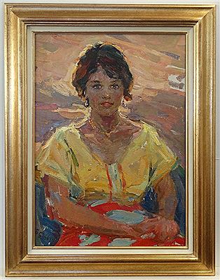 "Ukranian girl" by Boris Beltyukov - Auction record, sale price, and art valuation. Compare with similar artists and explore comparable artworks.