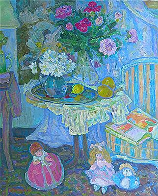Sample artwork by Oleg Mikhailov (1934 - 1997), known for painting - View similar artists and auction records