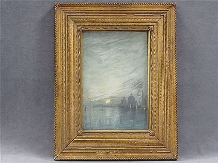 SUNSET VENICE by William Gedney Bunce - Auction record, sale price, and art valuation. Compare with similar artists and explore comparable artworks.