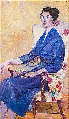 "Woman in Blue"