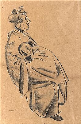 Étude pour le Théâtre juif de Moscou by Nicolai Moussatov - Auction record, sale price, and art valuation. Compare with similar artists and explore comparable artworks.
