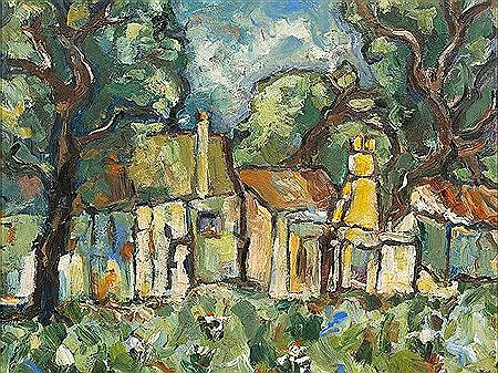 Sample artwork by Sonja Nel (20th Century), known for expressive colorist, inspired by natural and human beauty - View similar artists and auction records