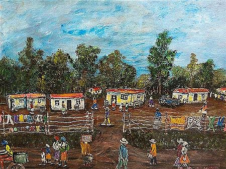 Sample artwork by Ditaba Elias Sewape (Born 1948), known for painting - View similar artists and auction records
