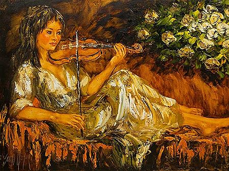Reclining Violinist by Sonja Meyer - Auction record, sale price, and art valuation. Compare with similar artists and explore comparable artworks.